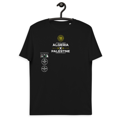 T-shirt "Algérie x Palestine" - Noir 