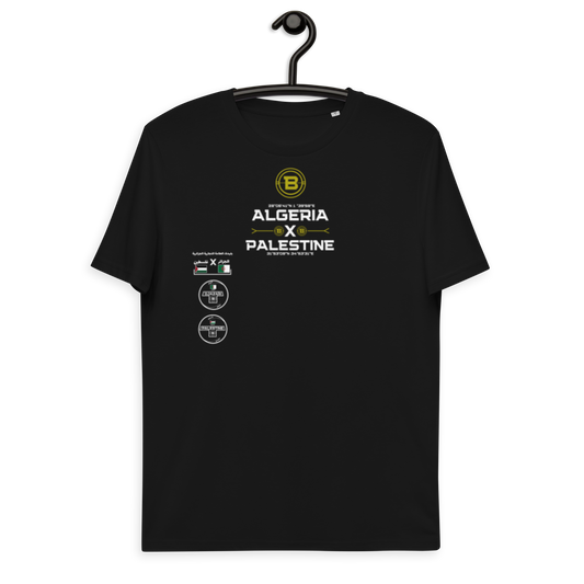 T-shirt "Algeria x Palestine" - Noir